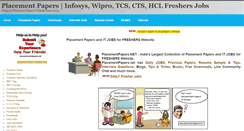 Desktop Screenshot of placementpapers.net